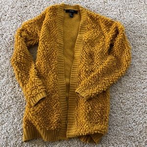 Long mustard sweater